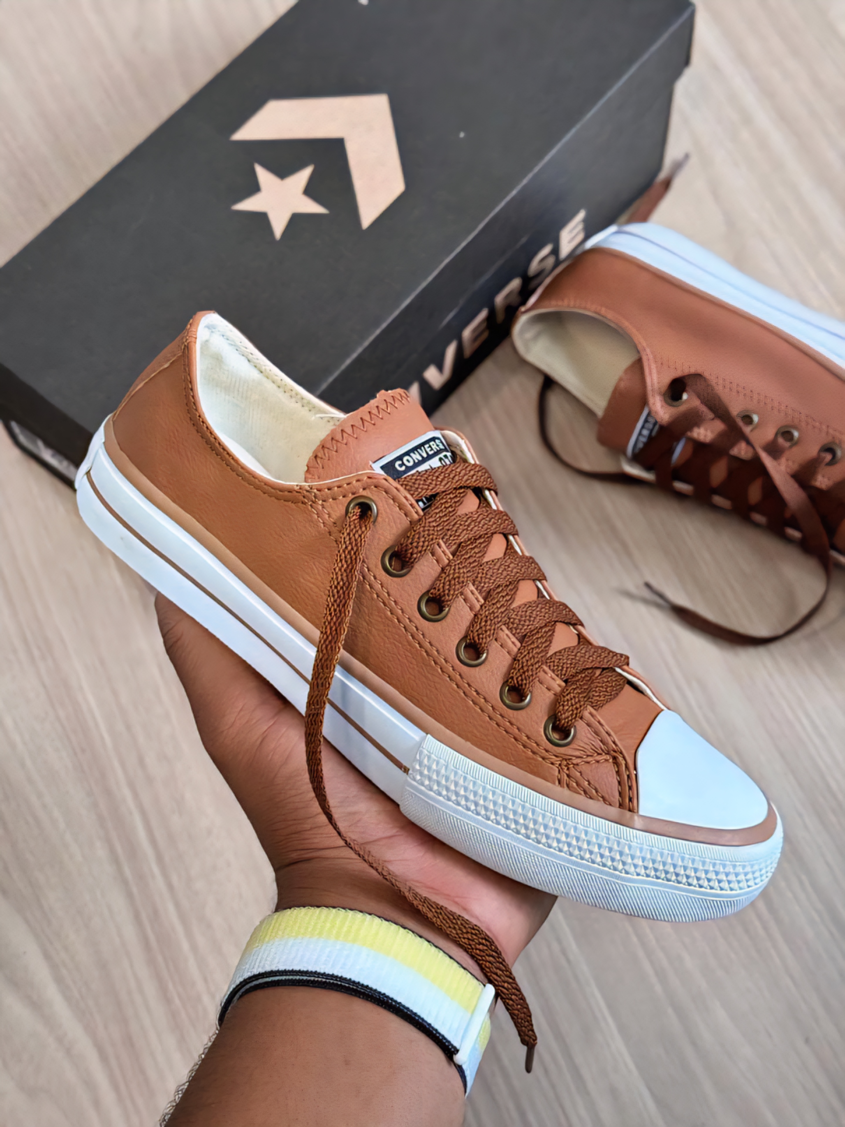 Tênis All Star - Marrom Luxo