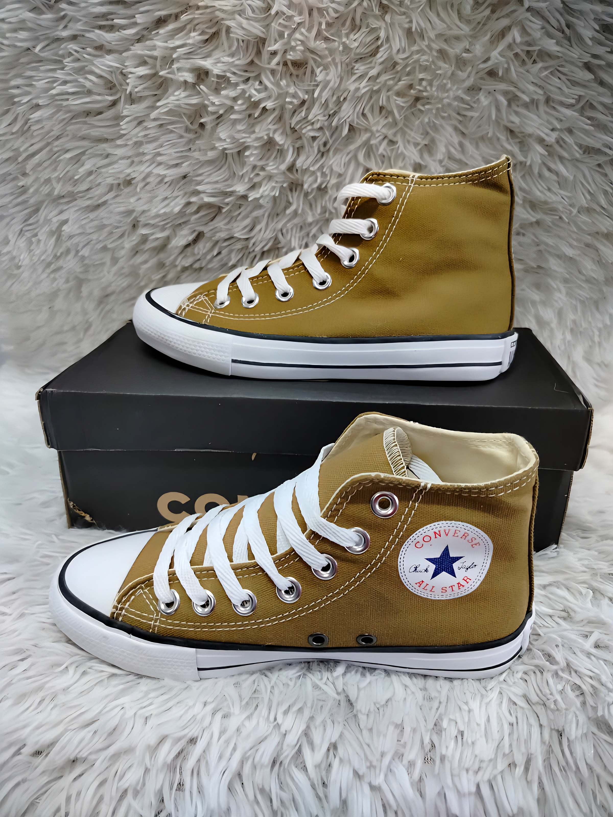 Tênis Cano Longo All Star - Marrom