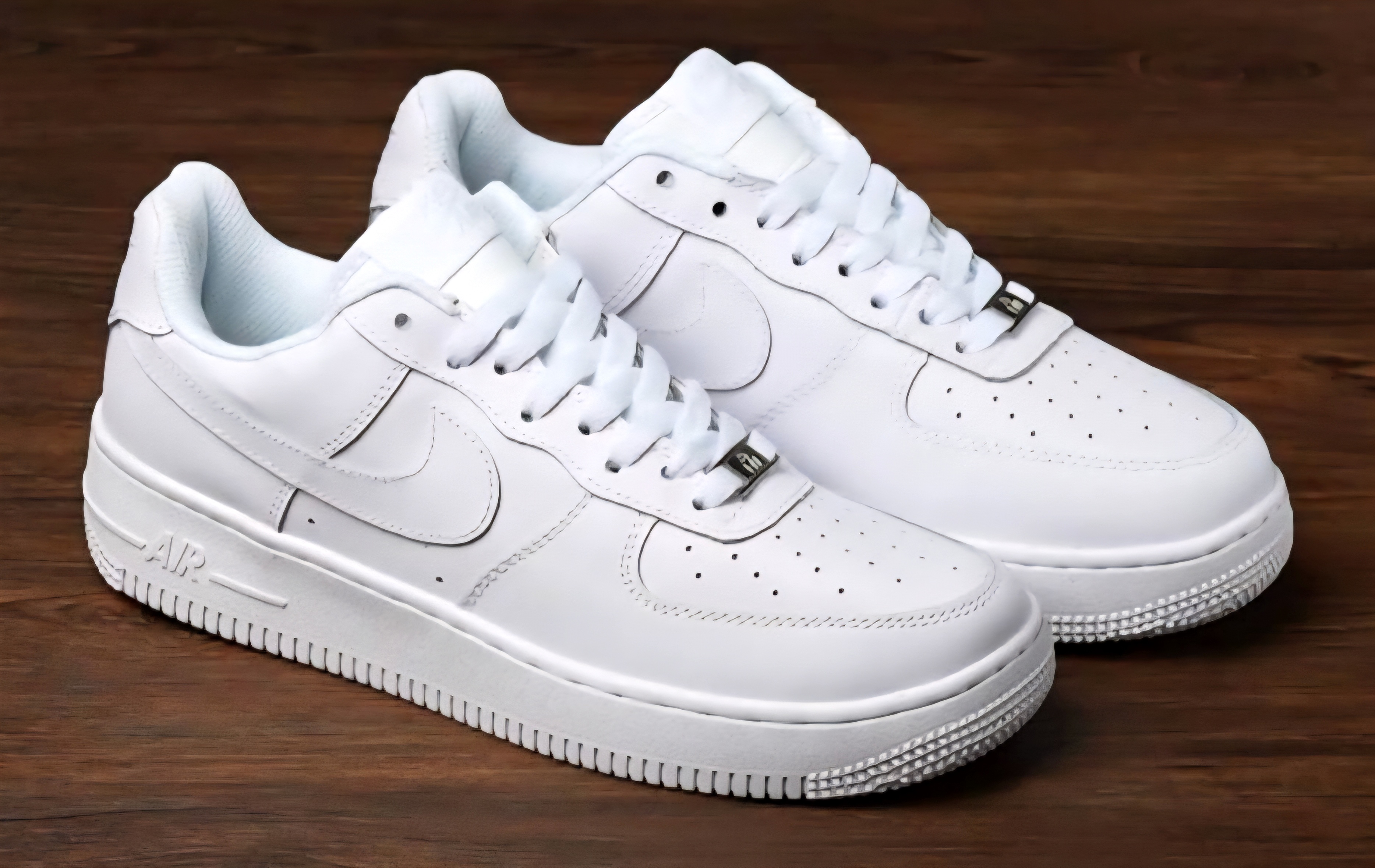 Tênis Nike Air Force 1 - White (Tamanho Especial Grande)