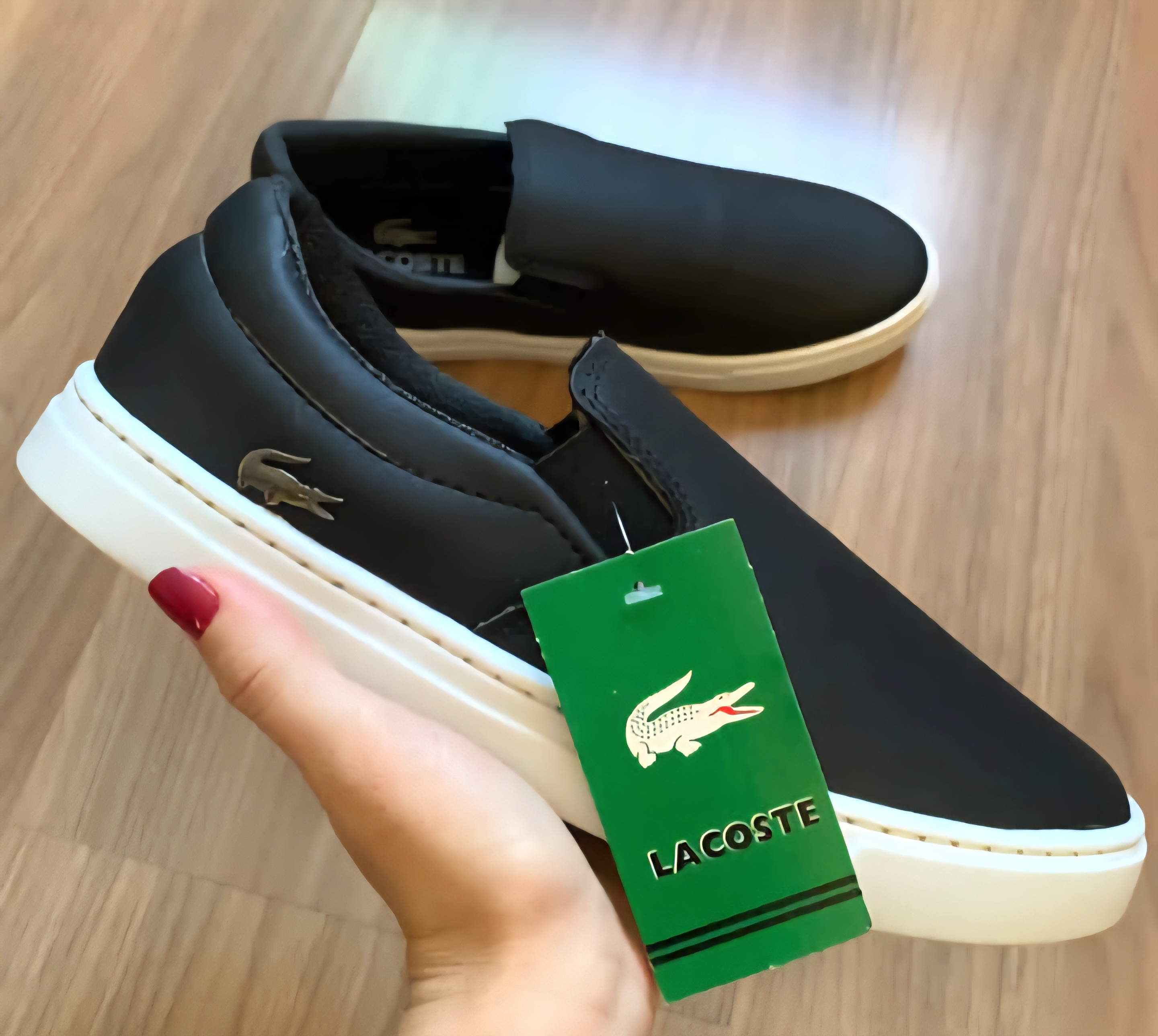Mocassim Lacoste – Preto