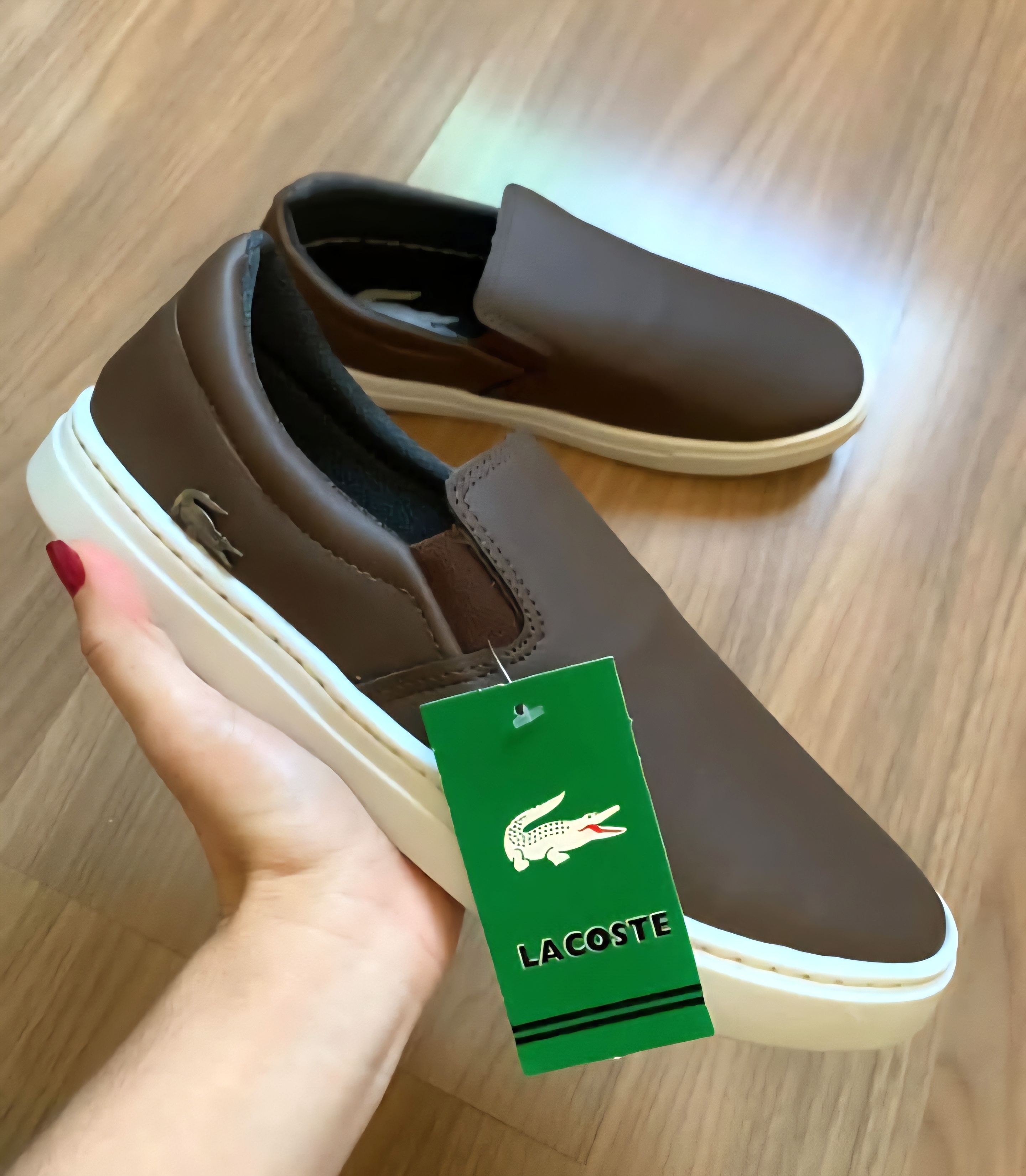 Mocassim Lacoste – Marrom Escuro