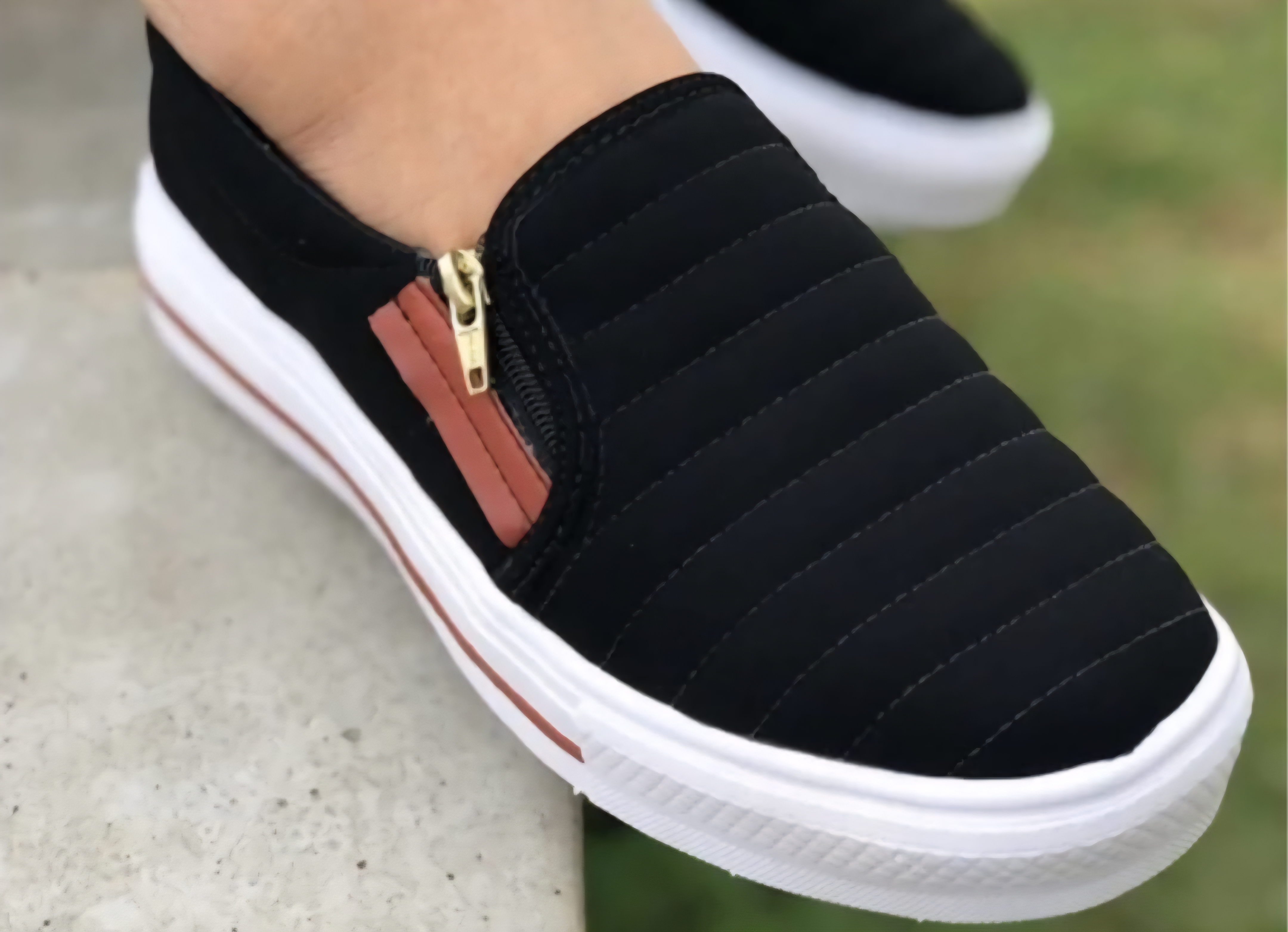 Sapatilha Mocassim – Preto
